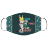 Funny Lazy Yorkshire Its Too Peopley Outside Dog Lover Face Mask