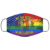 Meowica Ameria Flag Cat Face Mask