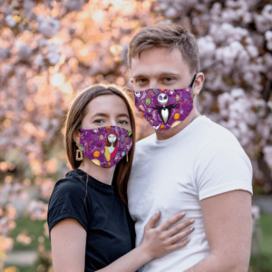 Sally Skellington Face Mask  Nightmare Before Christmas Face Mask Reusable