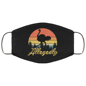 Vintage Allegedly Ostrich Letterkenny Face Mask