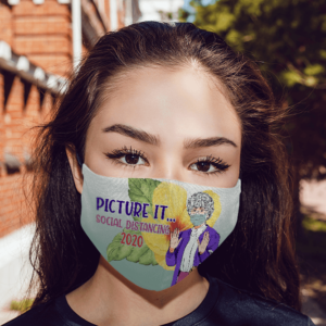 Picture It Social Distancing 2020 Golden Girls Face Mask