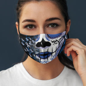 Diabetic Awareness Face Mask Sugar Skull Diabetes Awareness Face Mask
