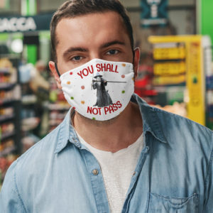 Gandalf You Shall Not Pass Funny Lord of the Ring Face Mask