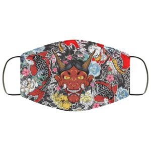 Hannya Japanese Art Face Mask