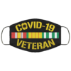 Covid-19 Veteran Vietnam Veteran Flag Face Mask