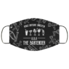 Black Labrador six feet people Face Mask
