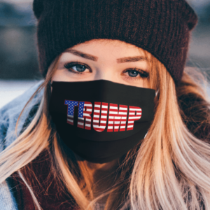 Donald Trump American Flag Patriotic Fourth of July USA Face Mask