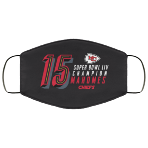 Fan’s Patrick Mahomes Kansas City Chiefs Cloth Reusable Face Mask