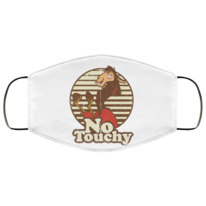 Kuzco Llama No Touchy Cloth Face Mask