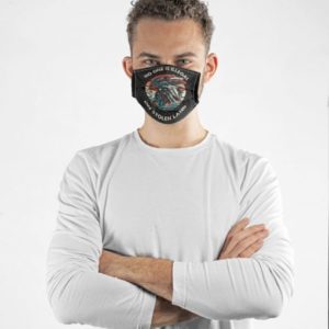 No One Is Illegal On Stolen Land Cloth Face Mask Reusable