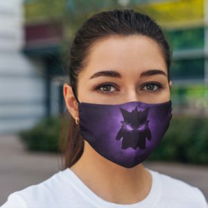 Realistic Gengar Face Mask Reusable