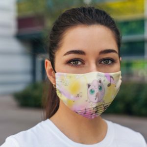 The Song of Jigglypuff Face Mask Reusable