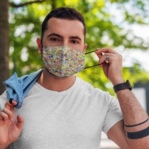 Wheres Morty Face Mask Reusable