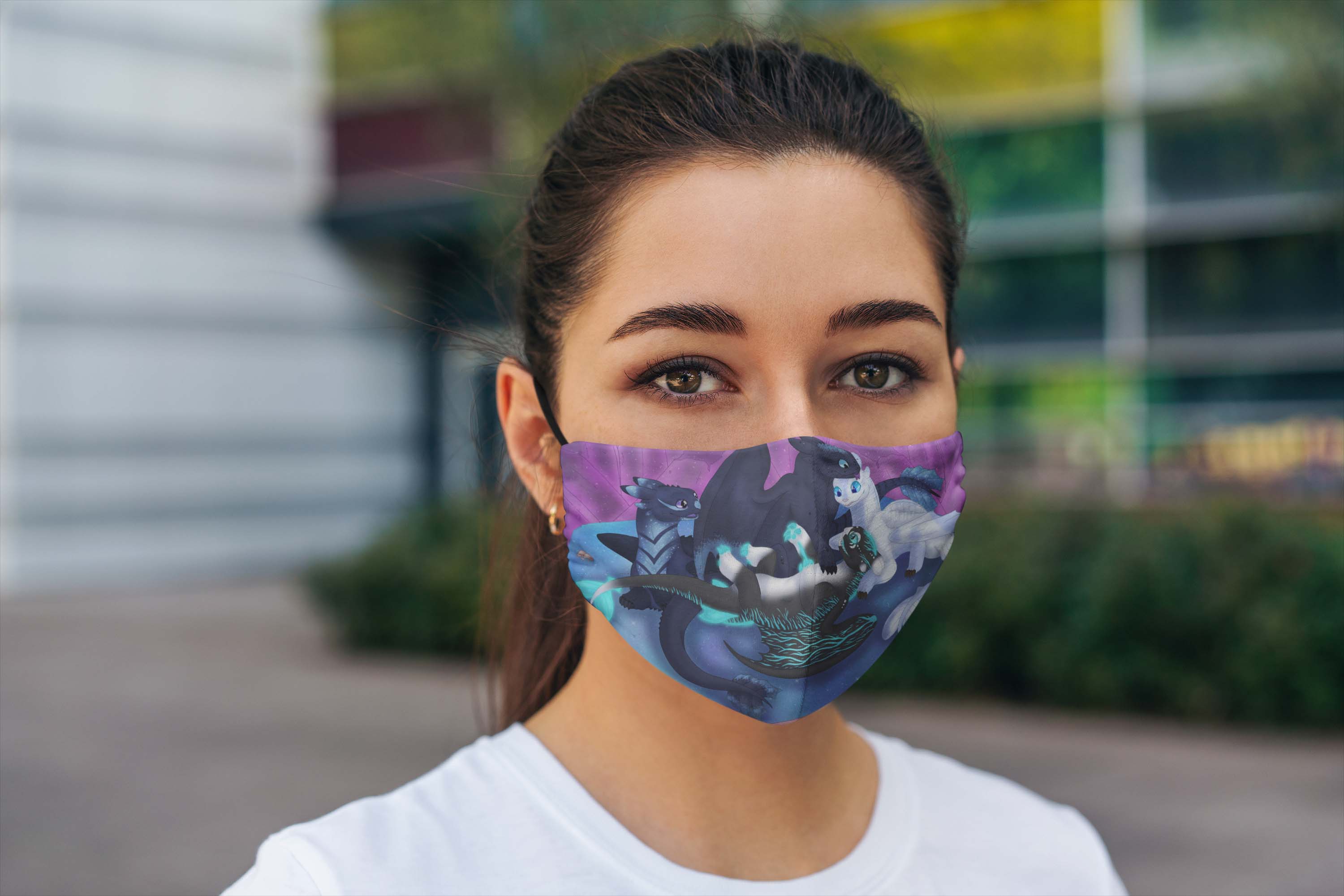 With Love Comes a Great Waterfall face mask With Love Comes a Great Waterfall face mask