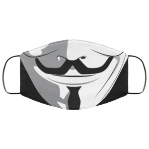 Anonymous Hero Guy Fawkes Smiling mouth cool movie Face Mask