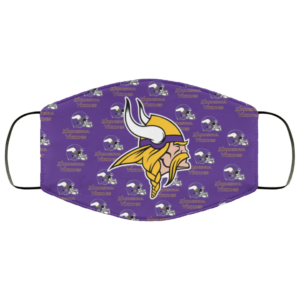 Minnesota Vikings Cloth Face Mask Washable