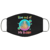 Sloth Neck Gator Stay Out of My Bubble Funny Sloth Face Mask