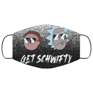 Get Schwifty – Rick and Morty wearing sunglasses Face Mask