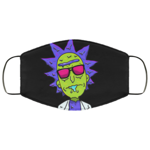 Rick and Morty melting Face Mask