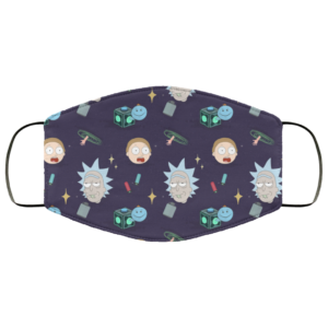 Rick and Morty s Adventure in Space Face Mask