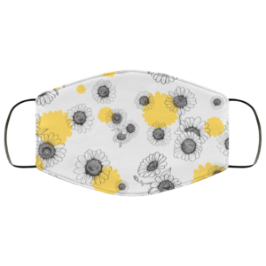 Daisy Flower Sweet Flower Face Mask Washable Reusable