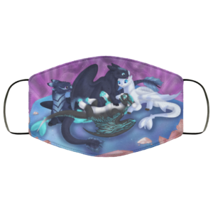 With Love Comes a Great Waterfall face mask