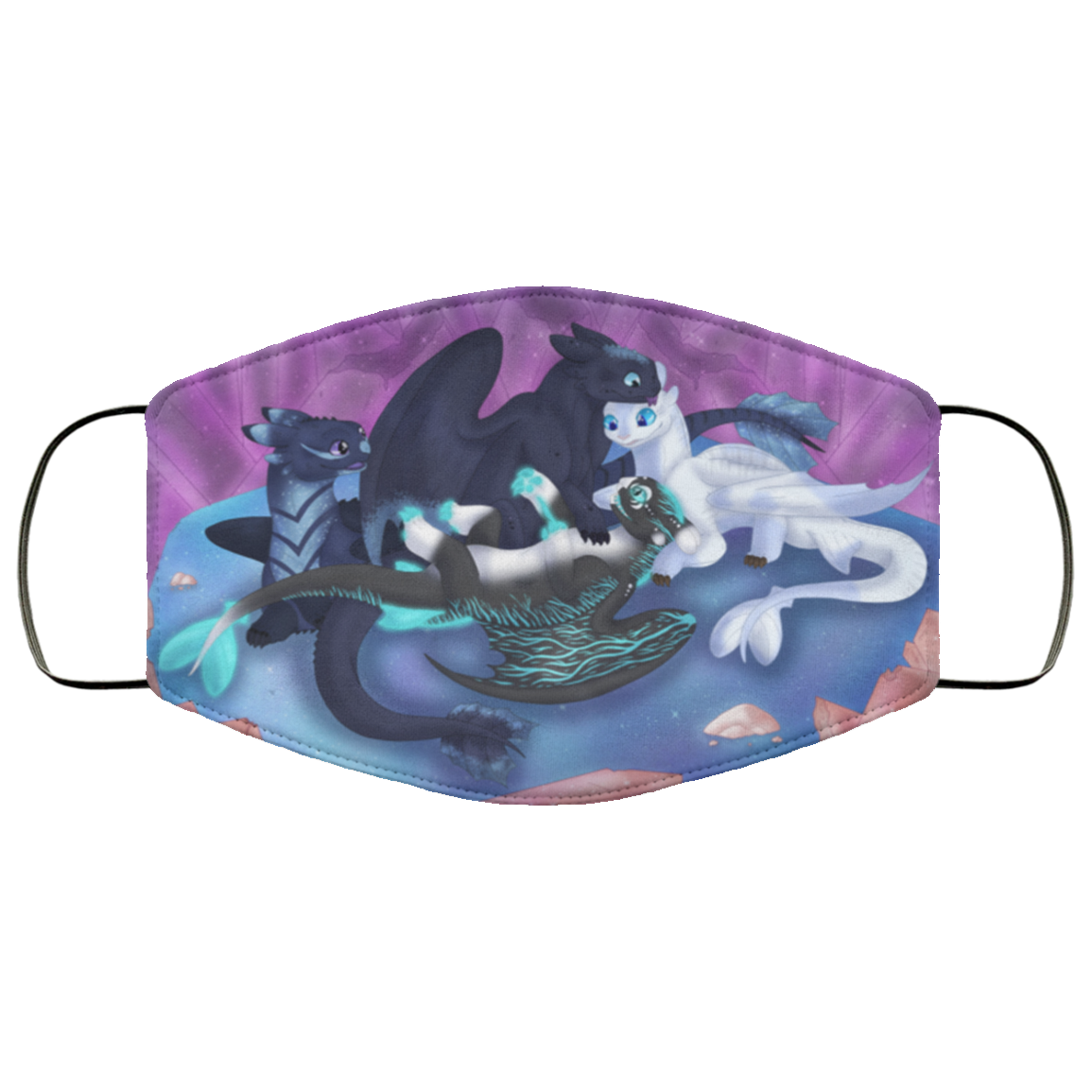 With Love Comes a Great Waterfall face mask With Love Comes a Great Waterfall face mask