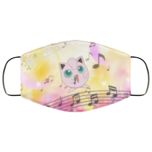 The Song of Jigglypuff Face Mask Reusable