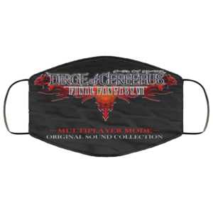 Dirge of Cerberus Face Mask Reusable