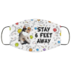 Cat zipper ew people Face Mask