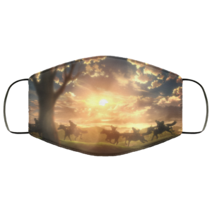 Sunset Attack Face Mask Reusable