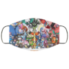 Pikachu And Toothless Face Mask Reusable