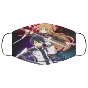 The Black Swordsman Face Mask Reusable