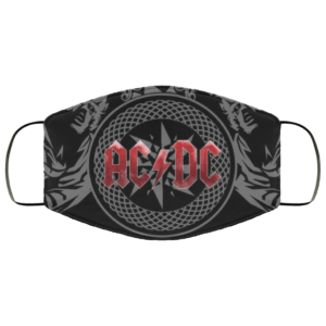 ACDC Black Face Mask