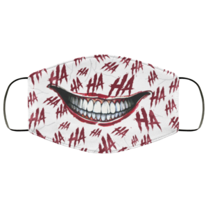 Ha Ha Ha Cloth Face Mask Joker Face Mask
