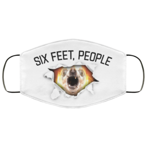 Screaming Chihuahua colorful – six feet people Face Mask