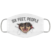 German Shepherd six feet people Face Mask