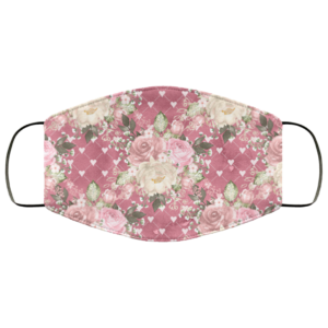 Romance-Flowers 1 Face Mask Washable Reusable
