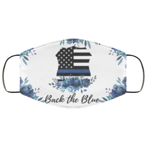 Back The Blue Reusable Face Mask
