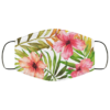 Aloha Hawaii Plumeria Watercolor Floral Face Mask