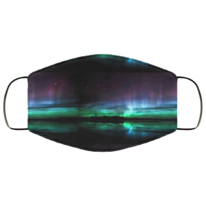 Aurora borealis Face Mask