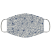 Blue Lilac Watercolor Hydrangea Face Mask