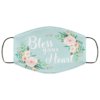 Blue Sapphire Mandalas Face Mask