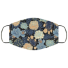 Blue Watercolor Hydrangea Face Mask