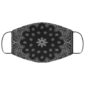 Black Bandana Face Mask