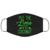 Save Water Drink Margaritas Funny Bartender Mixologist Face Mask