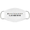 Bigfoot Halloween I Hate People Face Mask