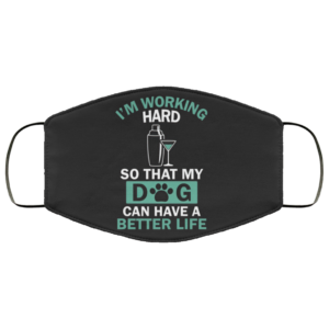 Bartender Funny Face Mask