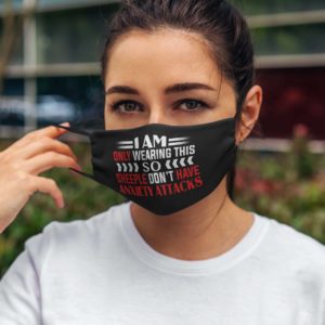 I Am Only Wearing This So Sheeple Dont Have Anxiety Attacks Cloth Face Mask
