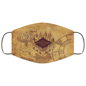 Marauders Map Face Mask  Harry Potter Face Mask